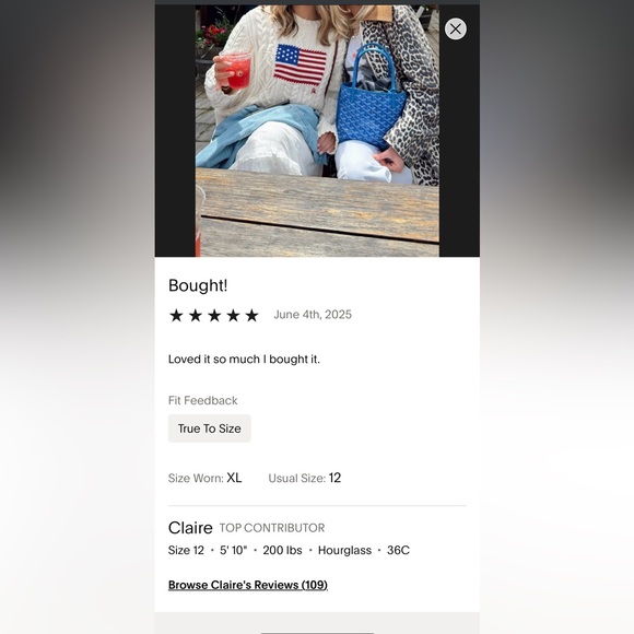 Ralph Lauren Cream Cable Knit Sweater with American Flag - Picture 9 of 15